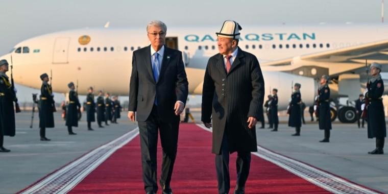 Тоқаев ҰҚШҰ отырысына қатысу үшін Бішкек қаласына барды