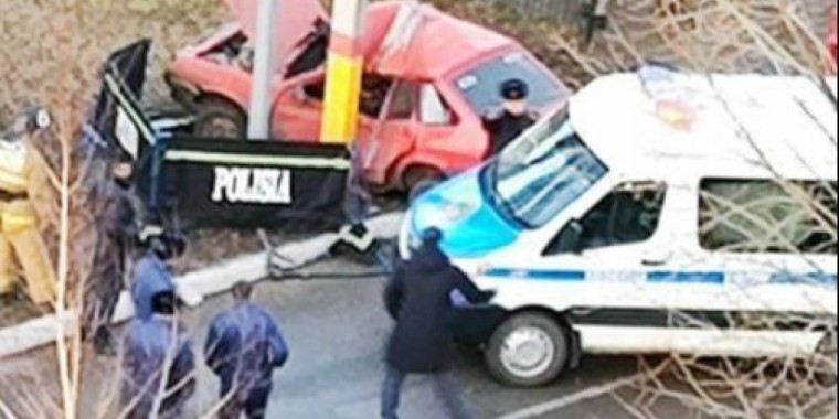 Қостанай облысында полициядан қашқан жүргізуші жол апатынан қаза тапты