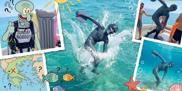 Еріккен адам ба? Америкалық суретші келешек археологтардың басын қатырмақшы