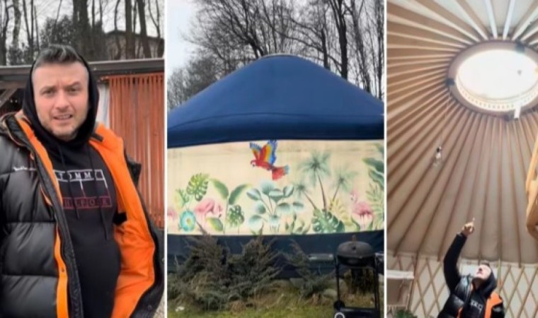 Польшалық азамат қазақ әйелін таңғалдыру үшін киіз үй тікті