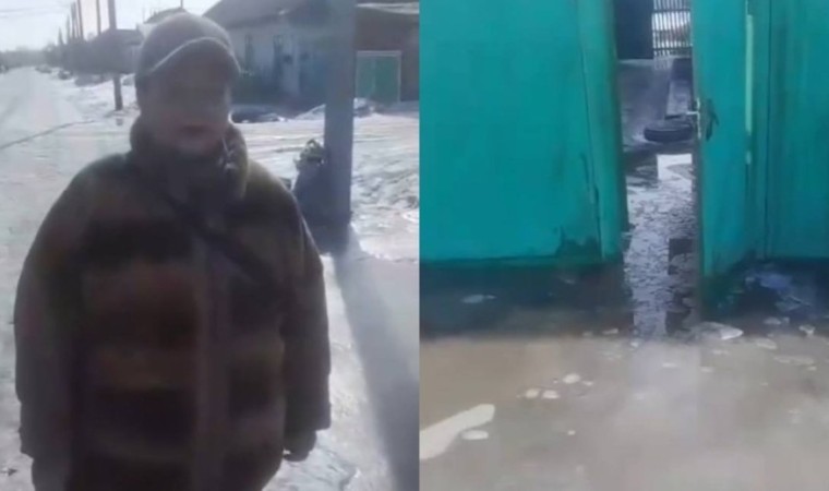 Семейде жаңадан төселген асфальт кесірінен үйлерді су басты