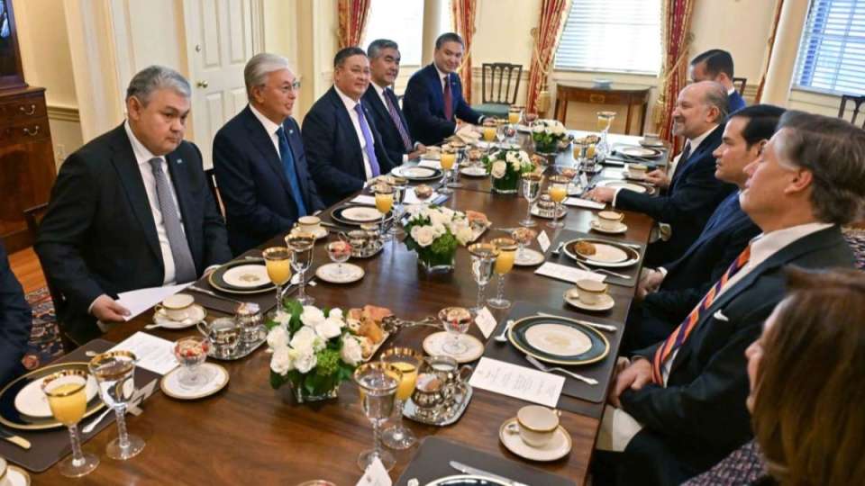 Тоқаев АҚШ Мемлекеттік хатшысы Марк Рубиомен кездесті