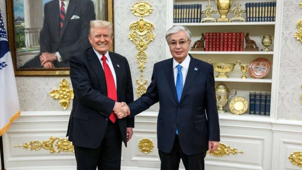 Ақ үй сайтына Трамп пен Тоқаевтың кездесуінен фотолар шықты