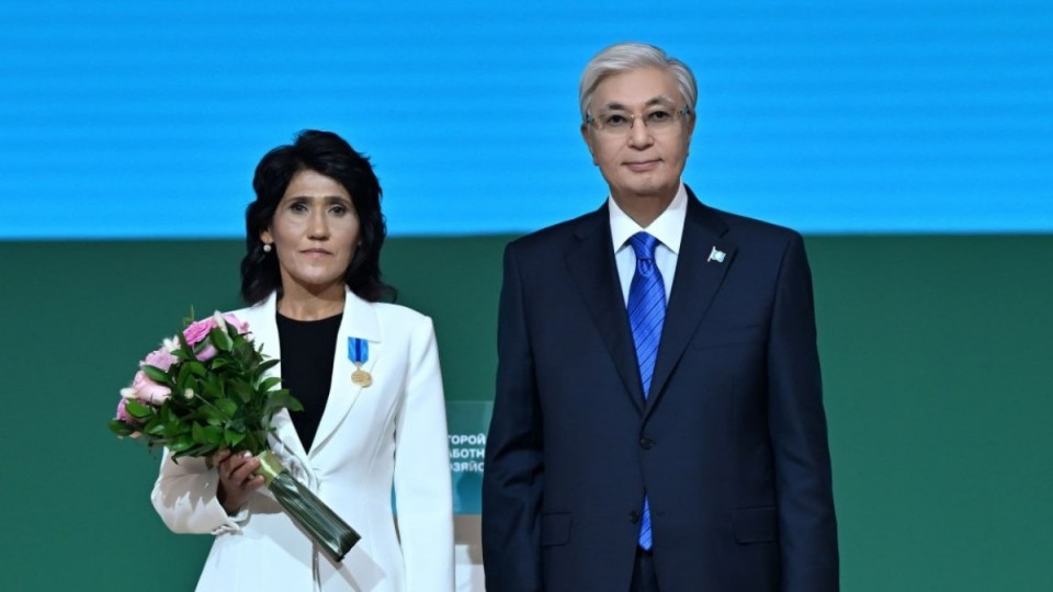 Түркістандық сауыншы «Ерен еңбегі үшін» медалімен марапаттады