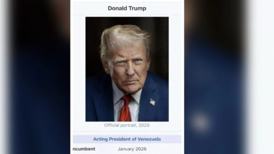 Трамп өзін Венесуэла президентінің міндетін атқарушы деп жариялады