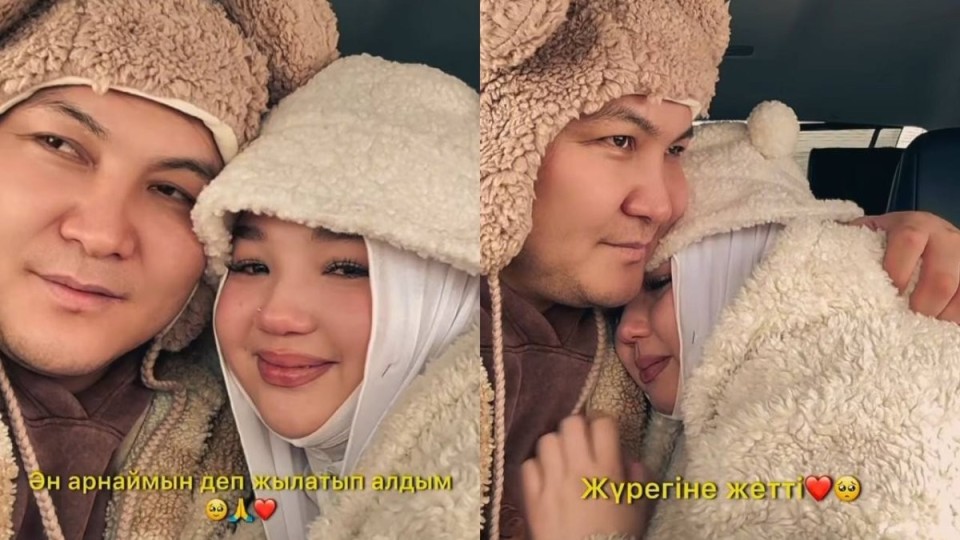 «Кішкентай қыз»: Жігер Ауыпбаев 15 жас кіші сүйіктісіне ән арнады