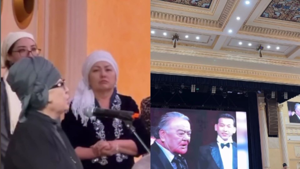 "Топырағы торқа болсын": Мақпал Жүнісова марқұм Асанәлі Әшімовтің қырық күндік асында жүрекжарды сөзін айтты (ВИДЕО)