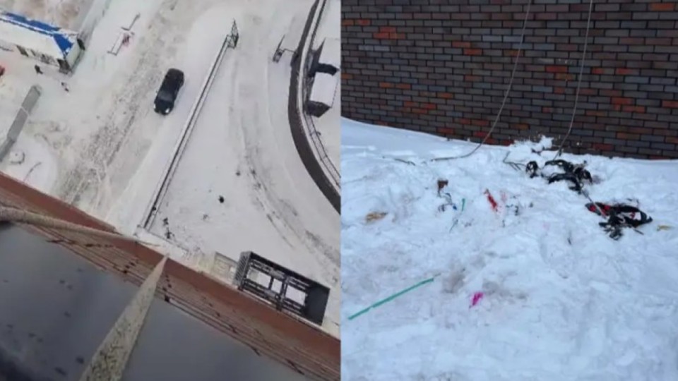 Астанада альпинист салынып жатқан көпқабатты үйден құлады