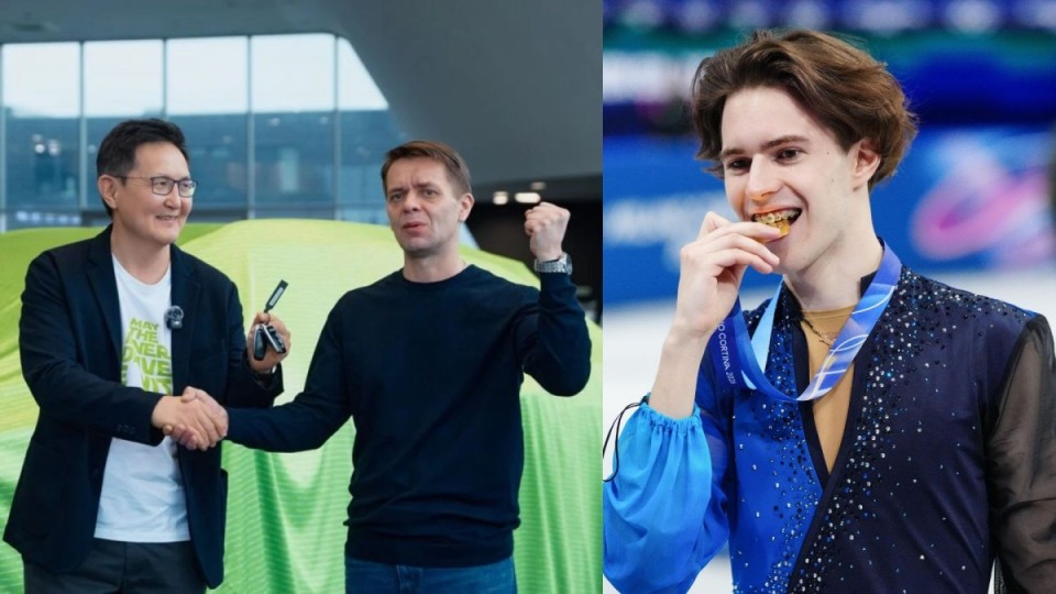 "Көз жасына ерік берді": Танымал кәсіпкер Михаил Шайдоровтың әкесіне қымбат көлік сыйлады (ФОТО)