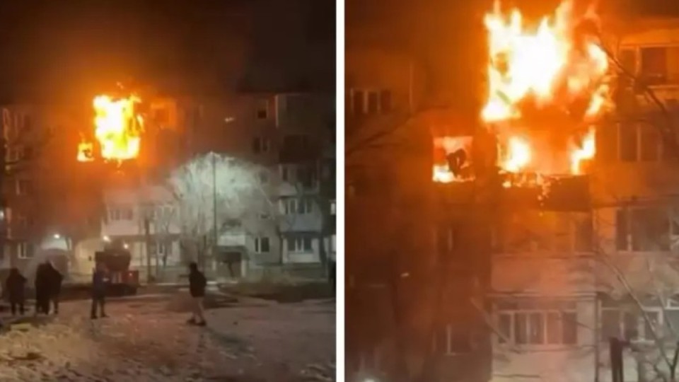 Шахтинскідегі көпқабатты үйде төтенше жағдай: бес полицей мен үш тұрғын зардап шекті