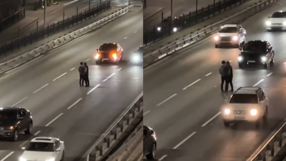 Алматыдағы әл-Фараби даңғылында жүргізушілер жанжалдасып қалды