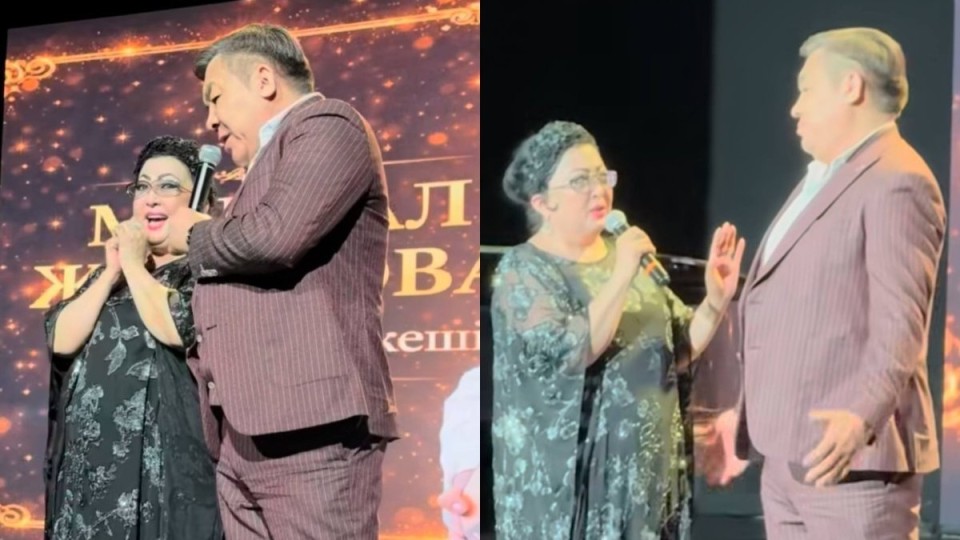 "Ғашық болып қалдым": Әнші Мақпал Жүнісова концертте ел күтпеген жағдайға тап болды (ВИДЕО)