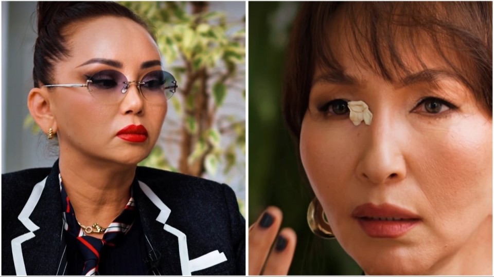 "Не болды соншама?" – Баян Алагөзова өзін мазақ қылған журналистің бетіне сағызын түкіріп жіберді (ВИДЕО)