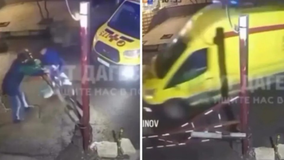 Шлагбаумды сындырған: Павлодарда жедел жәрдем бригадасы биіктен құлаған баланы құтқаруға ұмтылды