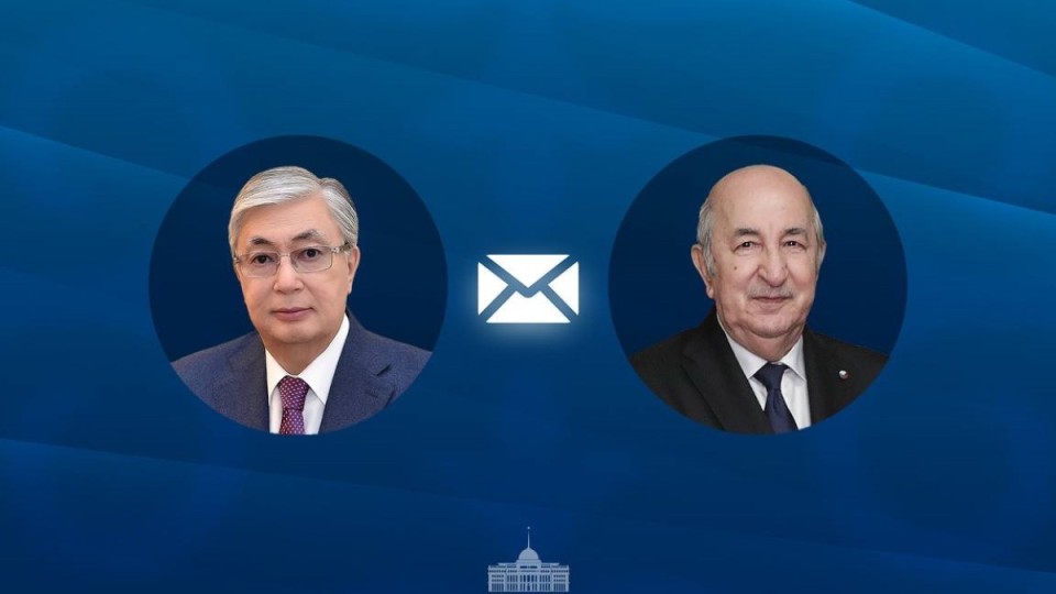 Тоқаев Алжир Президентін Тәуелсіздік күнімен құттықтады