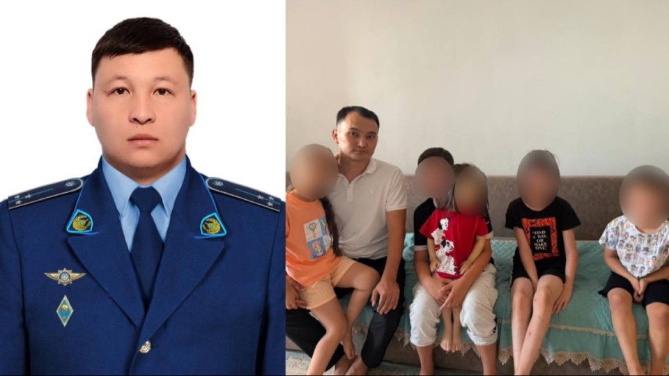 Қарағандыда полицей мен Ұлттық ұлан офицері өрттен бес баланы аман алып шықты