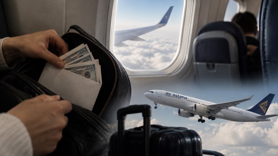 Air Astana рейсінде жолаушылардың 3400 доллары жоғалды