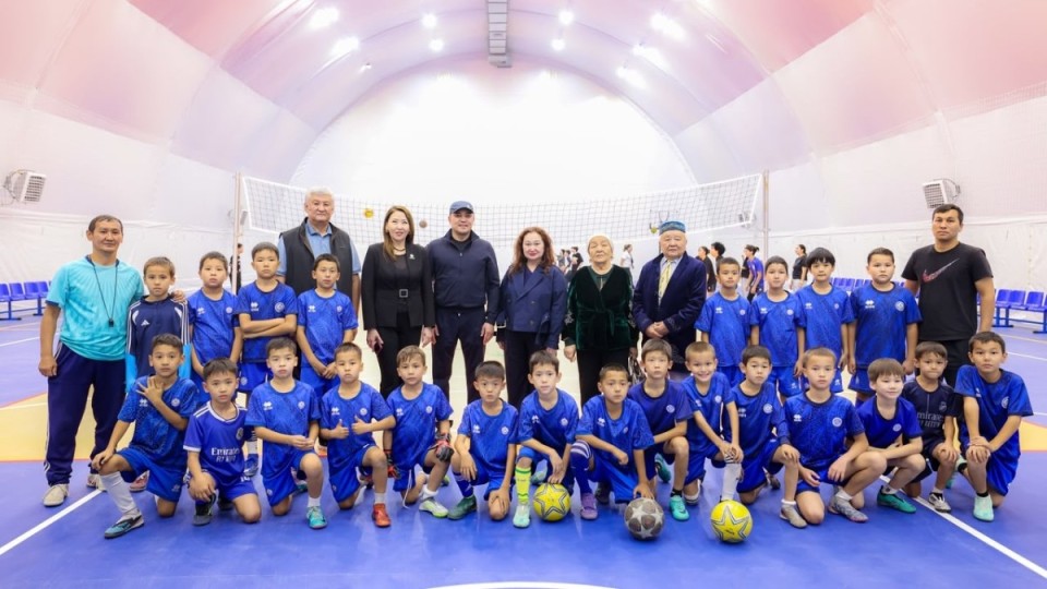 Екі жаңа модульді спорт залы ашылды