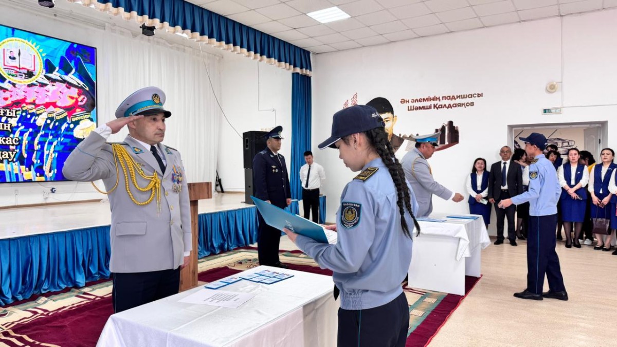 Жәнібек ауданында «Жас сақшы» полиция сыныбы ашылды